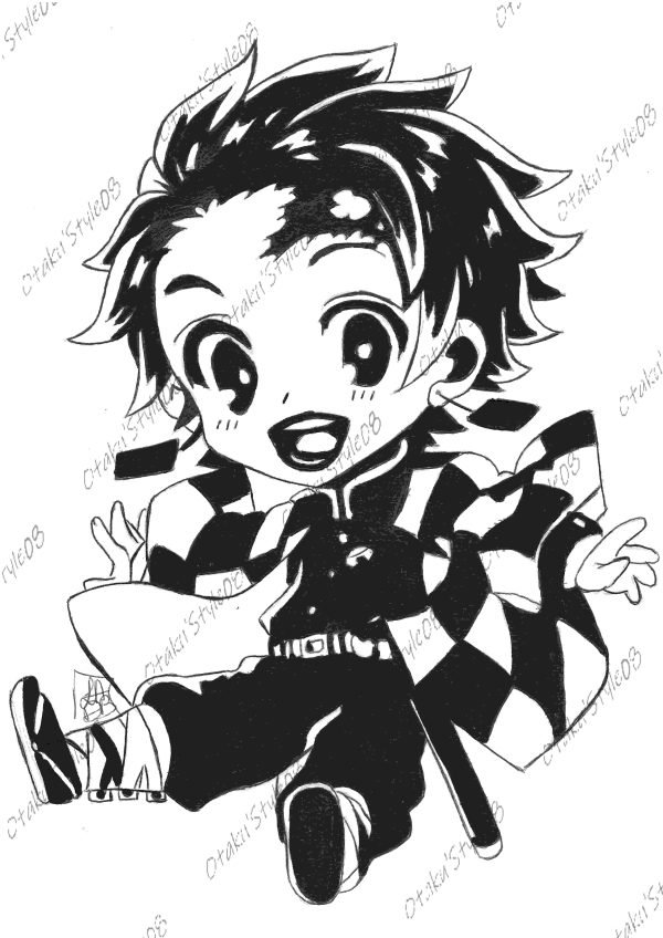 Tanjiro Kamado chibi